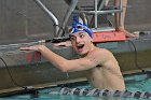 Swim vs Bentley  Wheaton College Swimming & Diving vs Bentley University. - Photo by Keith Nordstrom : Wheaton, Swimming & Diving